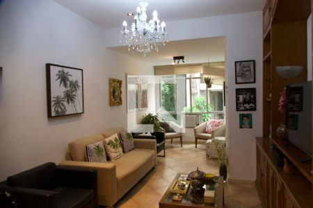 Sala  de apartamento para alugar com 2 quartos, 70m² em Leblon, Rio de Janeiro