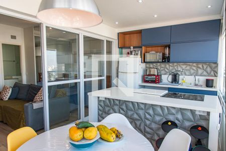 Studio para alugar com 41m², 1 quarto e 1 vaga Studio para alugar com 41m², 1 quarto e 1 vagaVaranda/cozinha