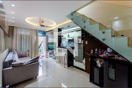Sala de apartamento para alugar com 3 quartos, 120m² em Santa Rosa, Niterói