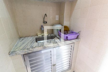 Studio para alugar com 30m², 1 quarto e sem vagaDetalhe da cozinha