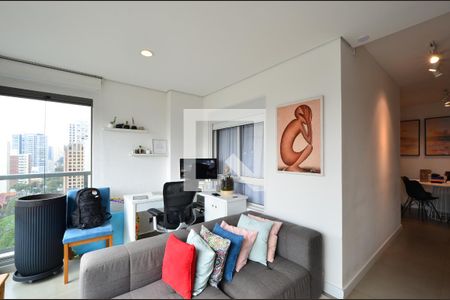 Sala de apartamento para alugar com 2 quartos, 69m² em Vila Clementino, São Paulo