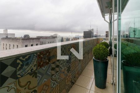 Varanda  de apartamento para alugar com 2 quartos, 106m² em Bela Vista, São Paulo