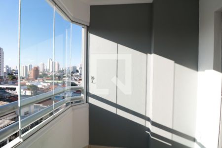 Sacada da Sala de apartamento à venda com 2 quartos, 50m² em Vila Bertioga, São Paulo