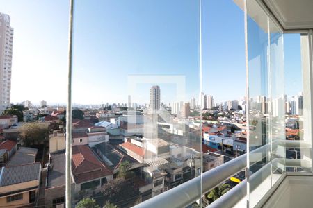 Sacada da Sala de apartamento à venda com 2 quartos, 50m² em Vila Bertioga, São Paulo