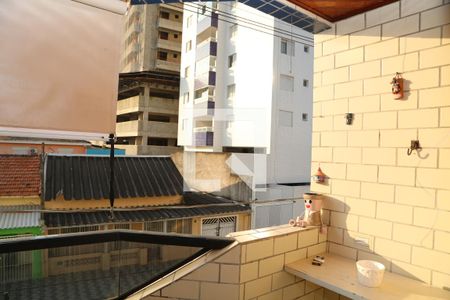 Varanda da sala de apartamento para alugar com 1 quarto, 56m² em Aviação, Praia Grande