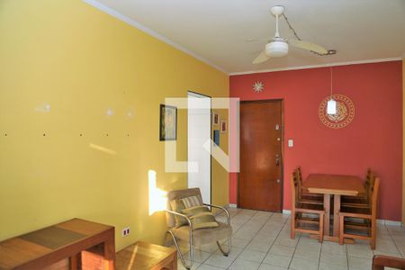 Sala de apartamento para alugar com 1 quarto, 56m² em Aviação, Praia Grande