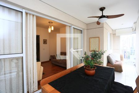 Varanda da Sala de apartamento para alugar com 3 quartos, 96m² em Jardim Caboré, São Paulo