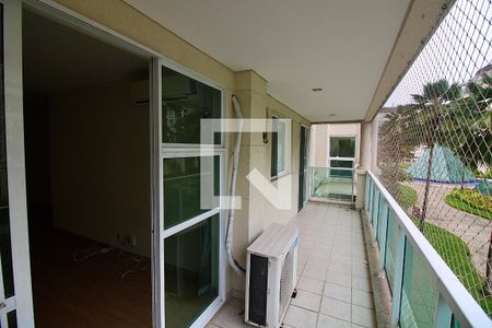 Varanda da Sala de apartamento para alugar com 2 quartos, 105m² em Barra da Tijuca, Rio de Janeiro