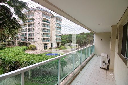 Varanda da Sala de apartamento para alugar com 2 quartos, 105m² em Barra da Tijuca, Rio de Janeiro
