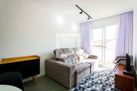 Sala de apartamento à venda com 3 quartos, 69m² em Vila Humaitá, Santo André