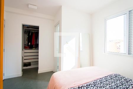 Quarto 1 - Suíte de apartamento à venda com 3 quartos, 69m² em Vila Humaitá, Santo André