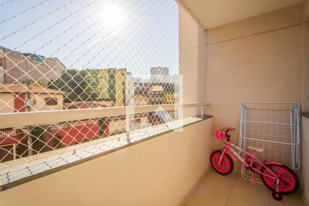 Varanda da sala de apartamento à venda com 3 quartos, 69m² em Vila Humaitá, Santo André