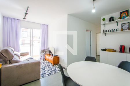 Sala de apartamento à venda com 3 quartos, 69m² em Vila Humaitá, Santo André