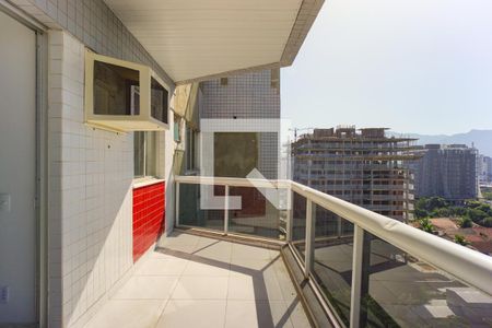 Varanda da Sala de apartamento à venda com 4 quartos, 213m² em Recreio dos Bandeirantes, Rio de Janeiro