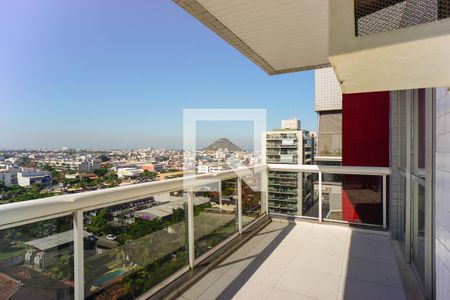 Varanda da Sala de apartamento para alugar com 4 quartos, 213m² em Recreio dos Bandeirantes, Rio de Janeiro