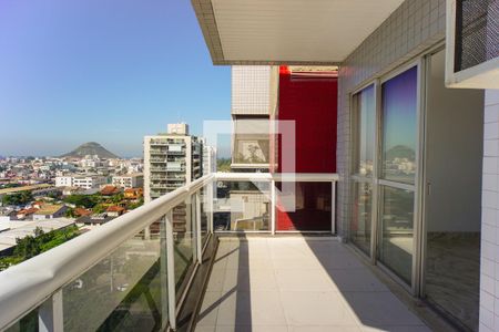 Varanda da Sala de apartamento para alugar com 4 quartos, 213m² em Recreio dos Bandeirantes, Rio de Janeiro