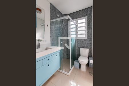 Banheiro de apartamento à venda com 1 quarto, 50m² em Pinheiros, São Paulo