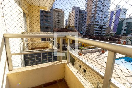 Detalhe da varanda de apartamento para alugar com 1 quarto, 48m² em Aviação, Praia Grande