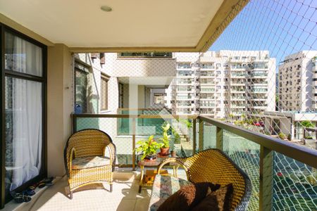Varanda da Sala de apartamento à venda com 3 quartos, 81m² em Recreio dos Bandeirantes, Rio de Janeiro