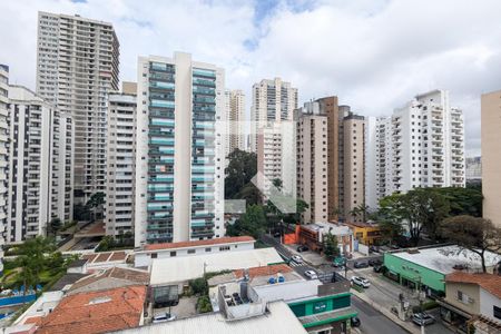 Vista da sala de apartamento para alugar com 3 quartos, 80m² em Cidade Monções, São Paulo