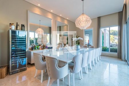 Sala de Jantar de casa de condomínio à venda com 5 quartos, 740m² em Alphaville, Santana de Parnaíba