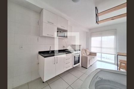 Sala/Cozinha de apartamento para alugar com 1 quarto, 35m² em Bom Retiro, São Paulo