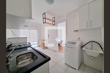 Sala/Cozinha de apartamento para alugar com 1 quarto, 35m² em Bom Retiro, São Paulo