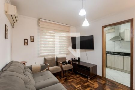 Sala de apartamento à venda com 2 quartos, 70m² em São Sebastião, Porto Alegre