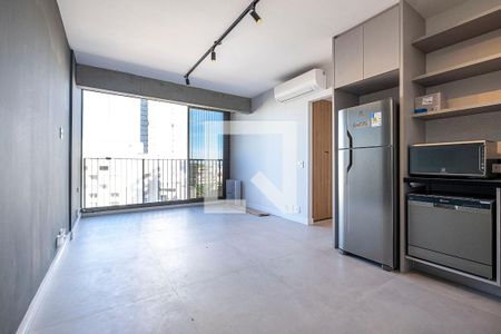 Sala/Cozinha de Apartamento com 2 quartos, 63m² Vila Madalena