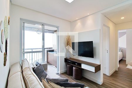 Sala de apartamento para alugar com 2 quartos, 49m² em Vila Andrade, São Paulo