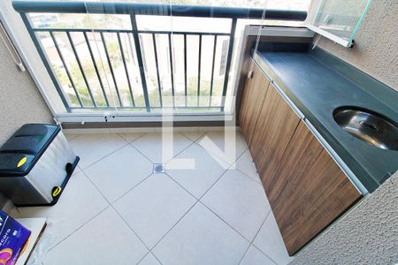 Varanda da Sala de apartamento para alugar com 2 quartos, 49m² em Vila Andrade, São Paulo