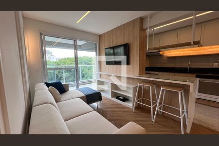 Sala de TV de apartamento para alugar com 2 quartos, 66m² em Paraíso, São Paulo