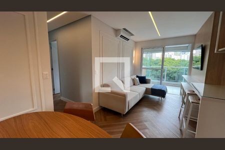 Sala de TV de apartamento para alugar com 2 quartos, 66m² em Paraíso, São Paulo