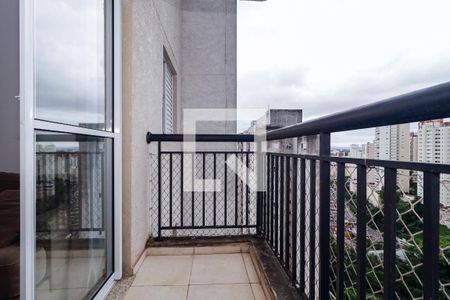Varanda da Sala de apartamento para alugar com 2 quartos, 54m² em Jardim Caboré, São Paulo