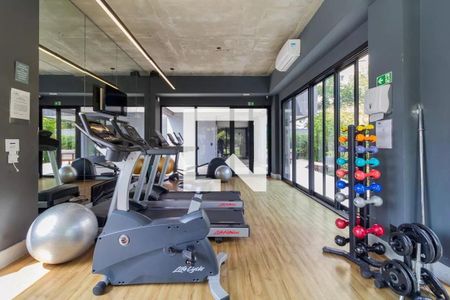 Studio para alugar com 27m², 1 quarto e sem vaga Studio para alugar com 27m², 1 quarto e sem vagaAcademia