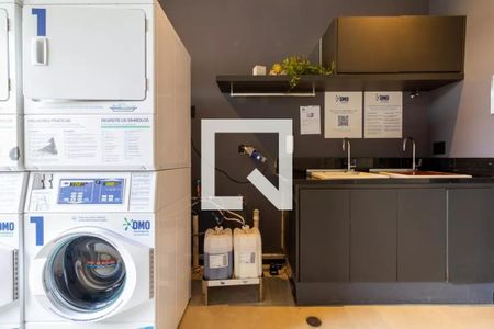 Studio para alugar com 27m², 1 quarto e sem vaga Studio para alugar com 27m², 1 quarto e sem vagaLavanderia
