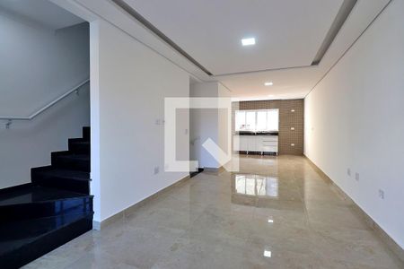 Sala de casa para alugar com 3 quartos, 170m² em Campestre, Santo André