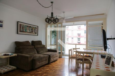 Sala de casa de condomínio para alugar com 2 quartos, 130m² em Aparecida, Santos