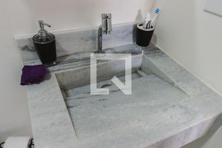 Banheiro da Suíte Pia de apartamento à venda com 1 quarto, 27m² em Barra Funda, São Paulo