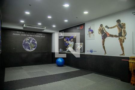 Studio para alugar com 37m², 1 quarto e 1 vagaClube - sala de lutas