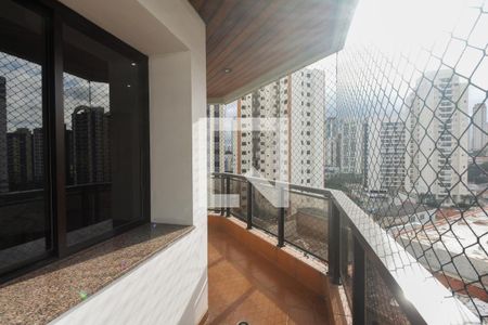 Varanda  de apartamento para alugar com 3 quartos, 134m² em Vila Regente Feijó, São Paulo