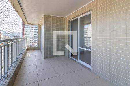 Varanda de apartamento para alugar com 3 quartos, 123m² em Aviação, Praia Grande