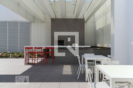 Studio para alugar com 35m², 1 quarto e 1 vaga Studio para alugar com 35m², 1 quarto e 1 vagaÁrea comum - Churrasqueira