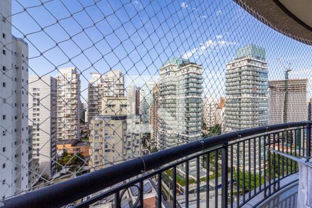 Varanda de apartamento para alugar com 2 quartos, 57m² em Vila Nova Conceição, São Paulo