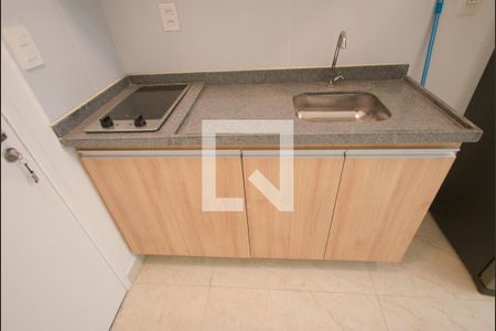 Cozinha de apartamento para alugar com 1 quarto, 32m² em Vila Mariana, São Paulo
