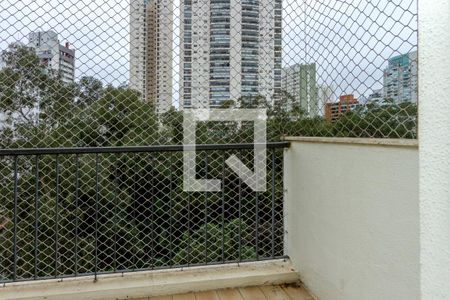 Varanda da Sala de apartamento à venda com 3 quartos, 130m² em Brooklin, São Paulo