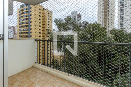 Varanda da Sala de apartamento à venda com 3 quartos, 130m² em Brooklin, São Paulo