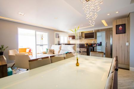 Sala de apartamento à venda com 3 quartos, 101m² em Campestre, Santo André