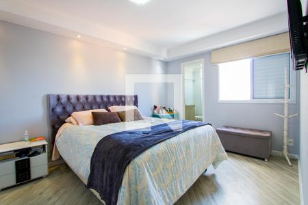 Quarto 1 - Suíte de apartamento à venda com 3 quartos, 101m² em Campestre, Santo André