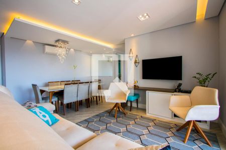 Sala de apartamento à venda com 3 quartos, 101m² em Campestre, Santo André